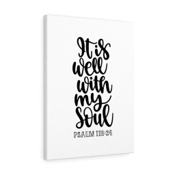 Scripture Canvas My Soul Psalm 118:24 Christian Bible Verse Meaningful Framed Prints, Canvas Paintings Wrapped Canvas 12x16