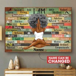 Black Woman Resilient Personalized Painting Art 3D Gift Idea Framed Prints, Canvas Paintings Framed Matte Canvas 8x10