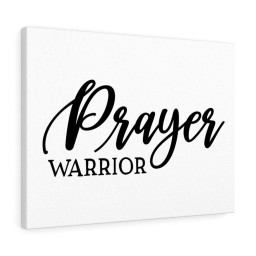 Scripture Canvas Prayer Warrior Christian Meaningful Framed Prints, Canvas Paintings Framed Matte Canvas 32x48