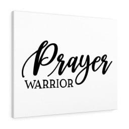 Scripture Canvas Prayer Warrior Christian Meaningful Framed Prints, Canvas Paintings Wrapped Canvas 8x10