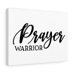 Scripture Canvas Prayer Warrior Christian Meaningful Framed Prints, Canvas Paintings Framed Matte Canvas 20x30