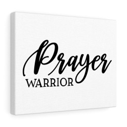 Scripture Canvas Prayer Warrior Christian Meaningful Framed Prints, Canvas Paintings Framed Matte Canvas 16x24