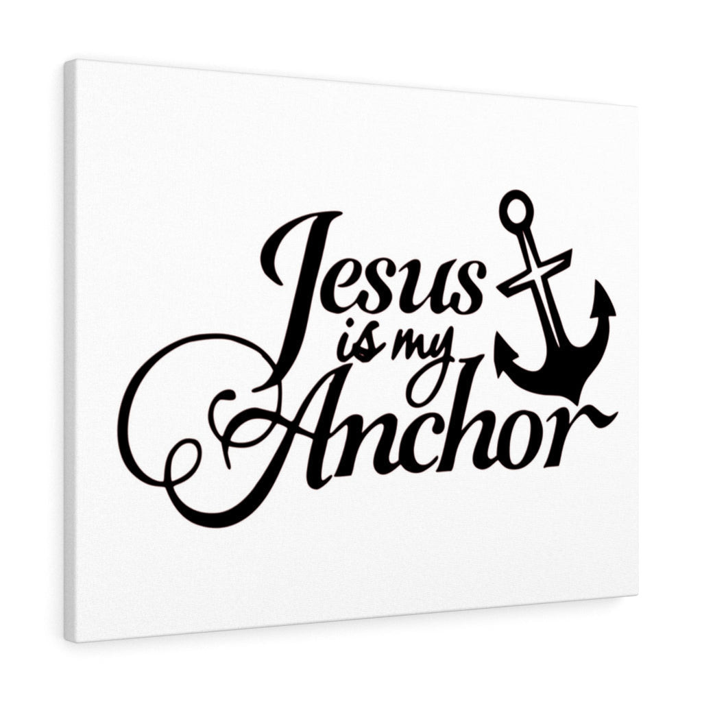 Scripture Canvas Jesus Is My Anchor Christian Meaningful Framed Prints, Canvas Paintings Wrapped Canvas 8x10