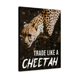 Trade Like a Cheetah Meaningful Canvas Framed Prints, Canvas Paintings Framed Matte Canvas 24x36