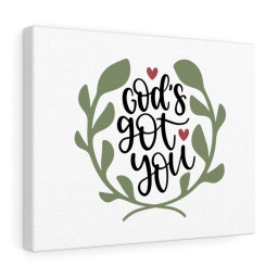 Scripture Canvas God's Got You Christian Bible Verse Meaningful Framed Prints, Canvas Paintings Framed Matte Canvas 8x10