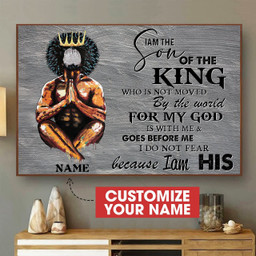 Son Of King Wall Artsaeticon Personalized Gift Idea Birthday Framed Prints, Canvas Paintings Wrapped Canvas 8x10