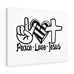 Scripture Canvas Peace Love Jesus Christian Meaningful Framed Prints, Canvas Paintings Framed Matte Canvas 32x48