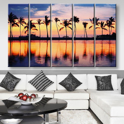 Vacation Getaway Colorful Concept Photo From Sea Ocean Water At Big Island Hawaii Usa 2 Nature, Multi Canvas Painting Ideas, Multi Piece Panel Canvas Housewarming Gift Ideas Canvas Canvas Gallery Painting Multi Panel Canvas 5PIECE(80x48)