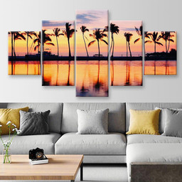 Vacation Getaway Colorful Concept Photo From Sea Ocean Water At Big Island Hawaii Usa 2 Nature, Multi Canvas Painting Ideas, Multi Piece Panel Canvas Housewarming Gift Ideas Canvas Canvas Gallery Painting Multi Panel Canvas 5PIECE(Mixed 12)