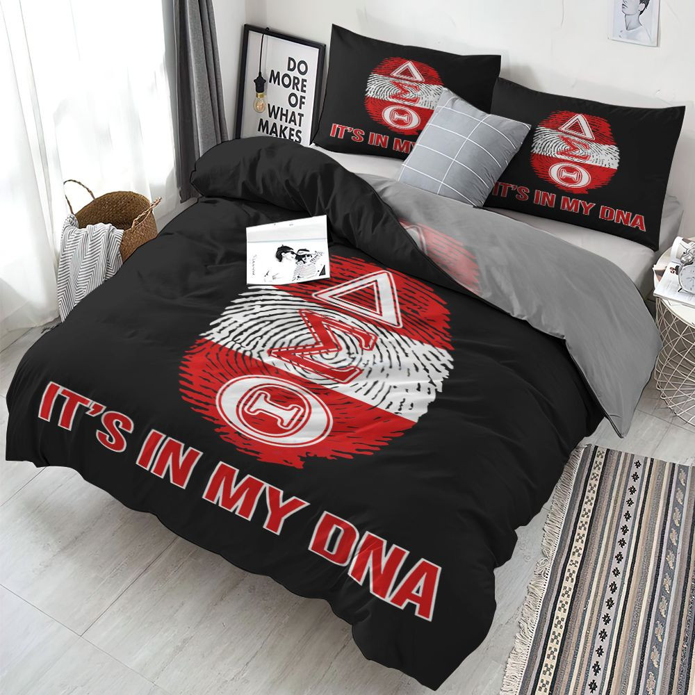 King Bedding Sets Delta Dst Sorority Dna Diva Sigma Theta Paraphernal Bedding Set Duvet (No Comforter) Full King Queen Size Bed Cover Set Duvet With Pillowcases Aeticon Bedding Set US Twin