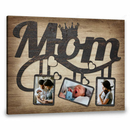Customized Photo Mother's Day Gift Mom - Personalized Canvas Print Wall Art Home Decor