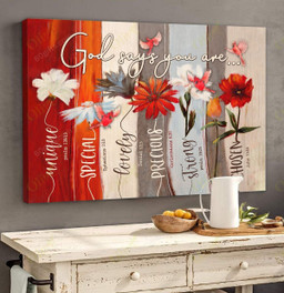 Housewarming Gifts Christian Decor Jesus You Are Chosen - Canvas Print Wall Art Home Decor