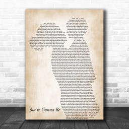 Reba McEntire You're Gonna Be Mother & Child Song Lyric Art Print - Canvas Print Wall Art Home Decor