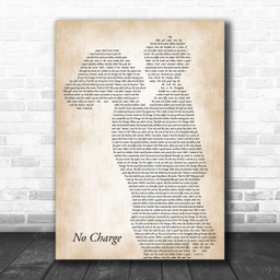 Tammy Wynette No Charge Mother & Child Decorative Art Gift Song Lyric Print - Canvas Print Wall Art Home Decor