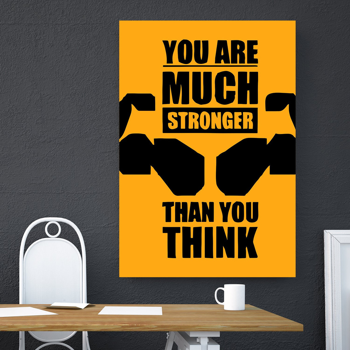 Motivational Quotes Canvas Print Frames For Home Gym  Aeticon Wrapped Canvas 8x10in