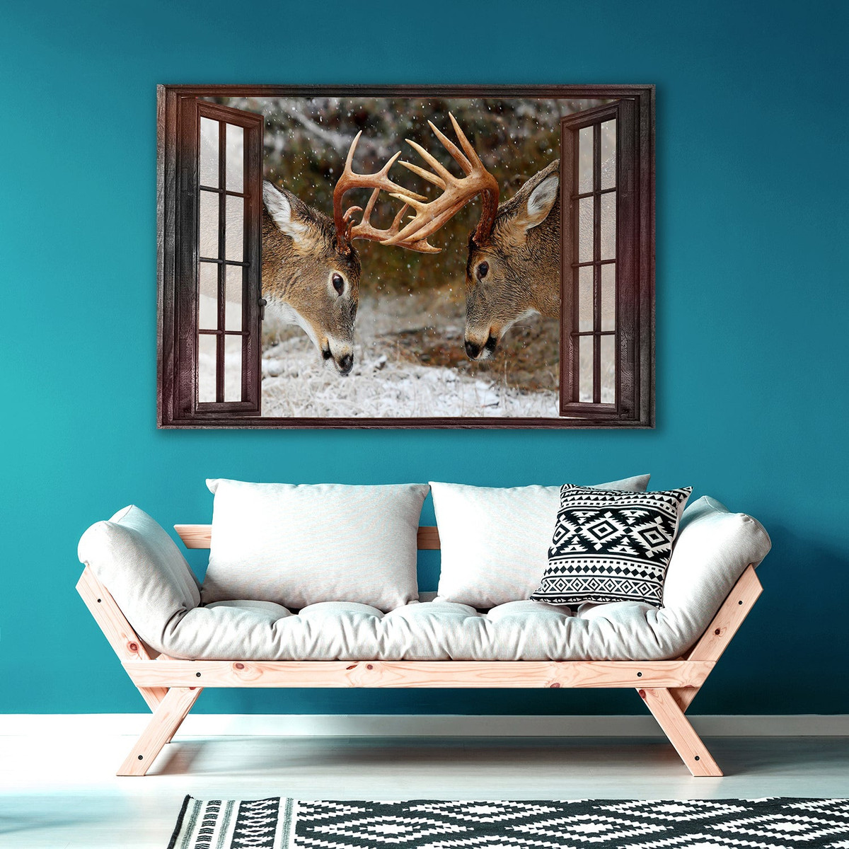 Deer Hunting Deer Art Canvas Print Frames Canvas Print Frames Painting  Aeticon Wrapped Canvas 8x10in