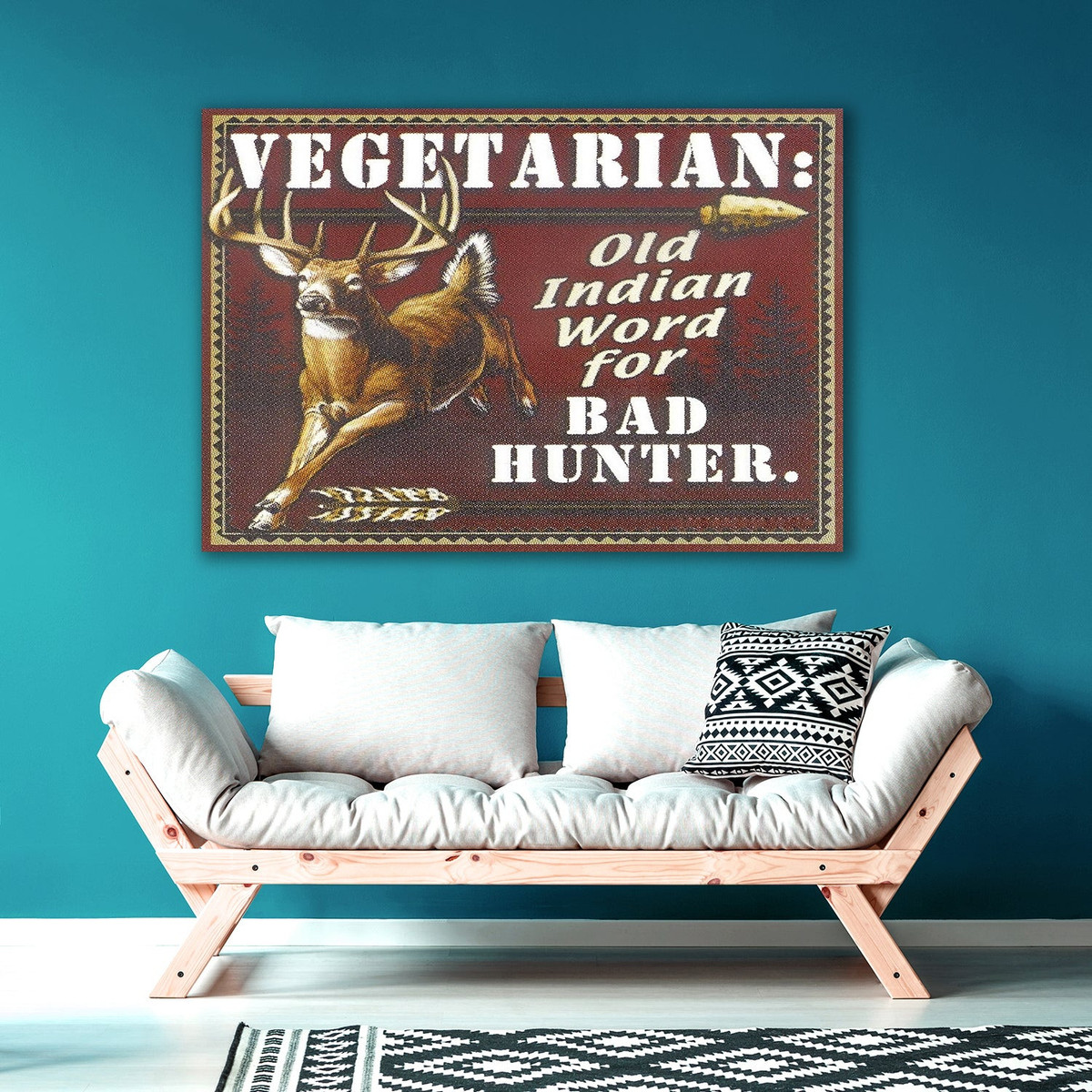 Deer Hunting Funny Quote Canvas Print Frames Canvas Print Frames Painting  Aeticon Wrapped Canvas 8x10in