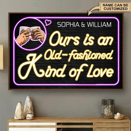 Aeticon Gifts Personalized Cocktail Old Fashioned Love Canvas Home Decor Wrapped Canvas 12x16