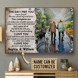 Aeticon Gifts Personalized Gardening The Day I Met Canvas Home Decor Wrapped Canvas 12x16