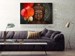 Buddhism Statue Spiritual For Yoga Studio Decor Framed Prints, Canvas Paintings Wrapped Canvas 32x48