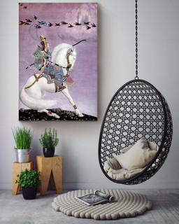 Alladin And His Wonderful Lamp The Arabian Nights Thomas Mackenzie Fairy Tales Illustration 10 Canvas Wrapped Canvas 32x48