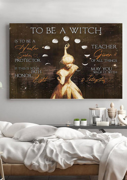 Being A Witch Meaning Magical Inspiration Quote For Housewarming Framed Prints, Canvas Paintings Wrapped Canvas 16x24