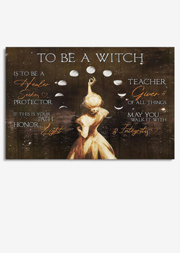 Being A Witch Meaning Magical Inspiration Quote For Housewarming Framed Prints, Canvas Paintings Wrapped Canvas 12x16
