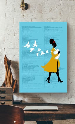 Amanda Gorman Inaugural Poet Amanda Gorman Gift For Black Woman Canvas Gallery Painting Wrapped Canvas Framed Gift Idea Framed Prints, Canvas Paintings Wrapped Canvas 20x30