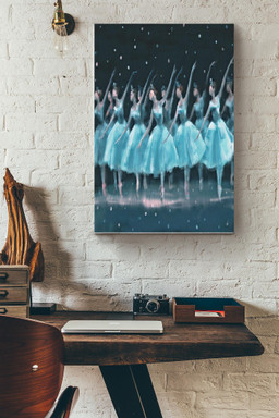 Ballet Girl Performing The Swan Lake Canvas Ballet Gift For Girl Ballet Dancer Tchaikovsky Fan Canvas Gallery Painting Wrapped Canvas Framed Gift Idea Framed Prints, Canvas Paintings Wrapped Canvas 16x24