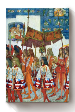 Andersen Kalender The Emperor's New Clothes Fairy Tales Illustrations By Lefler And Urban Canvas Wrapped Canvas 8x10