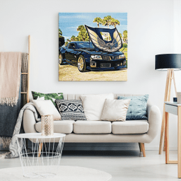 Bandit Car Square Canvas Gallery Painting Wrapped Canvas Vintage Home Décor Framed Prints, Canvas Paintings Wrapped Canvas 16x16