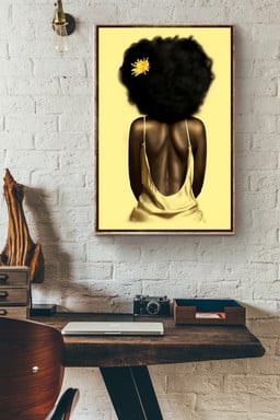 Black Girl Canvas Gift For Black Live Matter Advocate, African Friend, Gender Equality Advocate Canvas Gallery Painting Wrapped Canvas Framed Prints, Canvas Paintings Wrapped Canvas 20x30