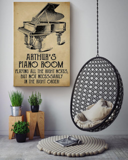 Arthurs Piano Room Piano For Pianist Music Theatre Canvas Gallery Painting Wrapped Canvas Framed Prints, Canvas Paintings Wrapped Canvas 24x36