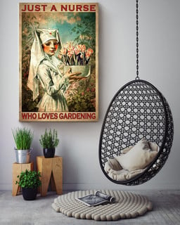 A Nurse Love Gardening Nurse Life Nurse's Day Gift Canvas Framed Prints, Canvas Paintings Wrapped Canvas 24x36