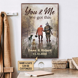 Aeticon Gifts Personalized Veteran You And Me We Got This Canvas Home Decor Wrapped Canvas 8x10