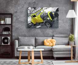 American Graffiti Canvas Gallery Painting Wrapped Canvas Vintage Home Décor Framed Prints, Canvas Paintings Framed Matte Canvas 16x24