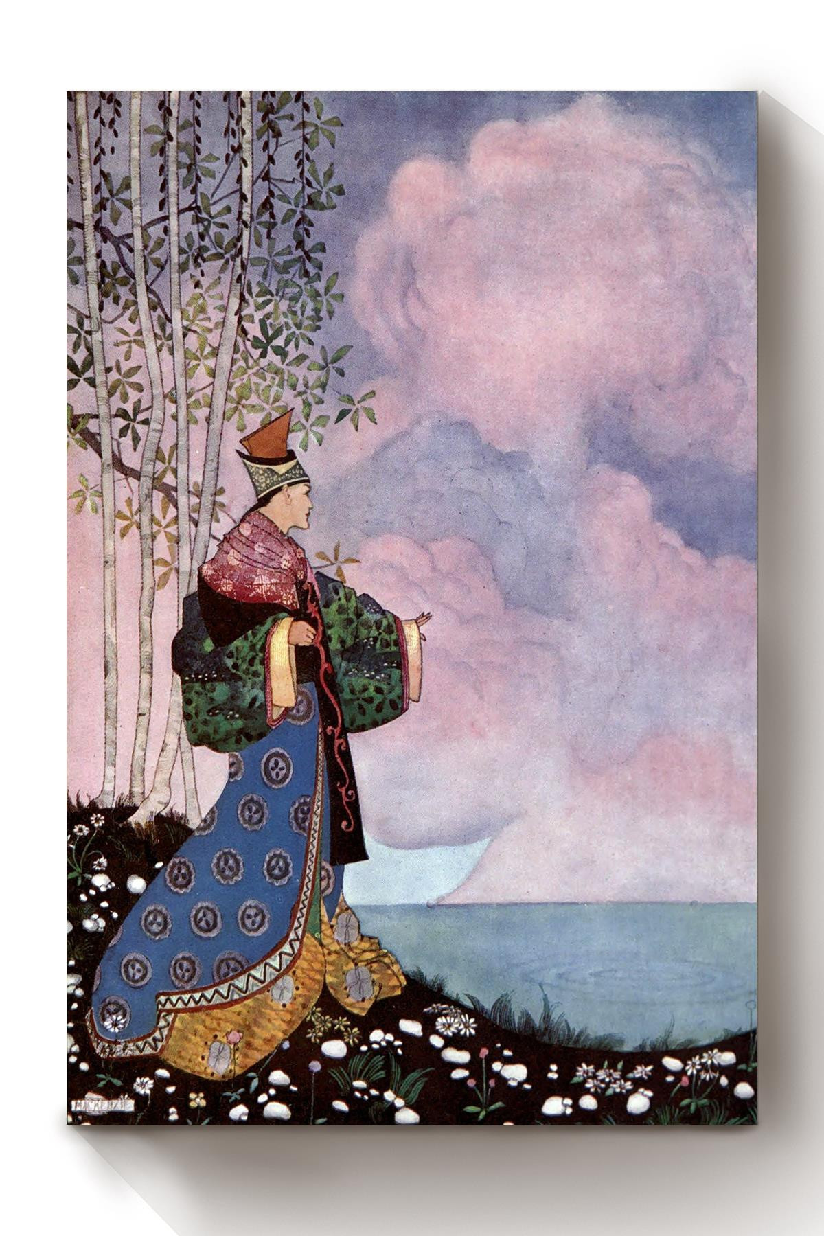 Alladin And His Wonderful Lamp The Arabian Nights Thomas Mackenzie Fairy Tales Illustration 12 Canvas Wrapped Canvas 8x10