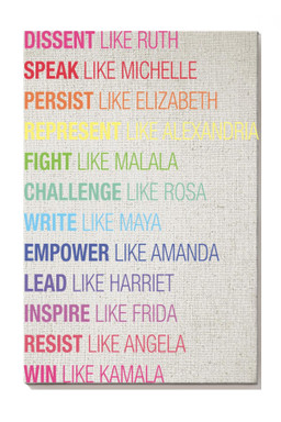 Act As Powerful Women Feminism Gift For Feminist Female Politician Canvas Gallery Painting Wrapped Canvas Framed Prints, Canvas Paintings Wrapped Canvas 12x16
