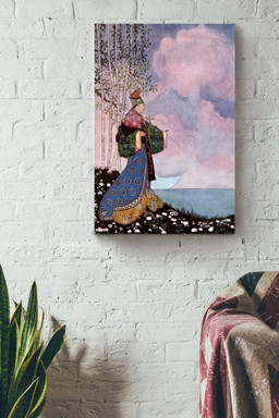 Alladin And His Wonderful Lamp The Arabian Nights Thomas Mackenzie Fairy Tales Illustration 12 Canvas Wrapped Canvas 16x24