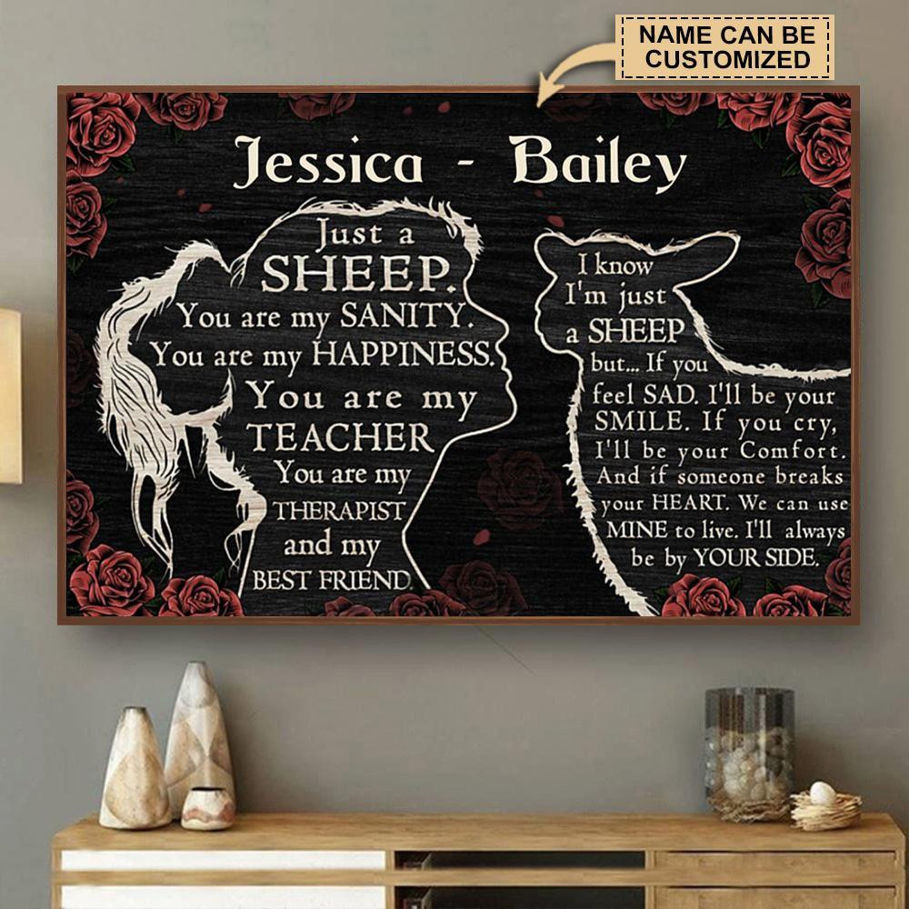 Aeticon Gifts Personalized Sheep You Are Not Just A Canvas Home Decor Wrapped Canvas 8x10