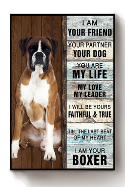 Boxer Thankful For Foster Care Quotes Gift For Dog Mom Dog Lover Canvas Wrapped Canvas 8x10