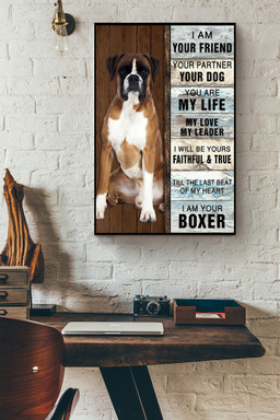 Boxer Thankful For Foster Care Quotes Gift For Dog Mom Dog Lover Canvas Framed Matte Canvas 8x10