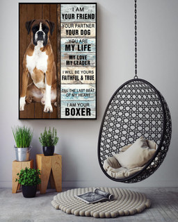 Boxer Thankful For Foster Care Quotes Gift For Dog Mom Dog Lover Canvas Wrapped Canvas 24x36