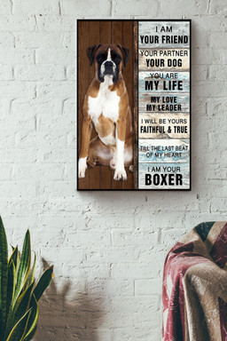 Boxer Thankful For Foster Care Quotes Gift For Dog Mom Dog Lover Canvas Wrapped Canvas 16x24