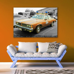 Buford T Justice Car Canvas Wrapped Canvas 20x30