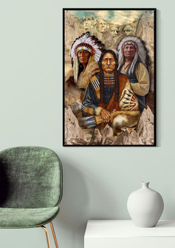 American Indian For Indigenous Americans Canvas Framed Prints, Canvas Paintings Framed Matte Canvas 8x10