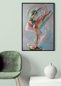 Ballerina Dance For Bellerina Ballet Dance Studio Decor Canvas Gallery Painting Wrapped Canvas Framed Prints, Canvas Paintings Framed Matte Canvas 8x10