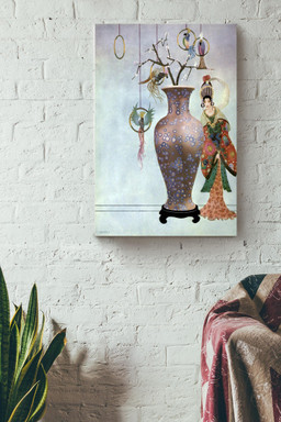 Alladin And His Wonderful Lamp The Arabian Nights Thomas Mackenzie Fairy Tales Illustration 01 Canvas Wrapped Canvas 20x30