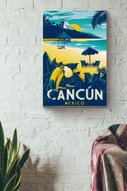 Cancun Mexico Traveling Gift For Tourist Souvenir Traveling Lover Surfing Lover Beach Lover Canvas Gallery Painting Wrapped Canvas Framed Prints, Canvas Paintings Wrapped Canvas 12x16