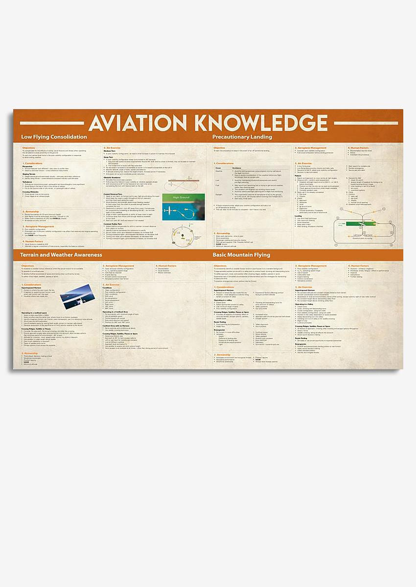 Basic Information Avation Knowledge For Homeschool Home Decor Wrapped Canvas 8x10